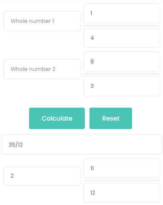 Adding improper fraction with proper fraction