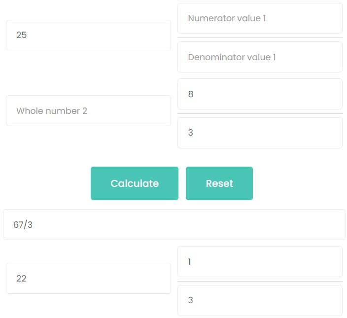 Subtracting improper fraction with whole number