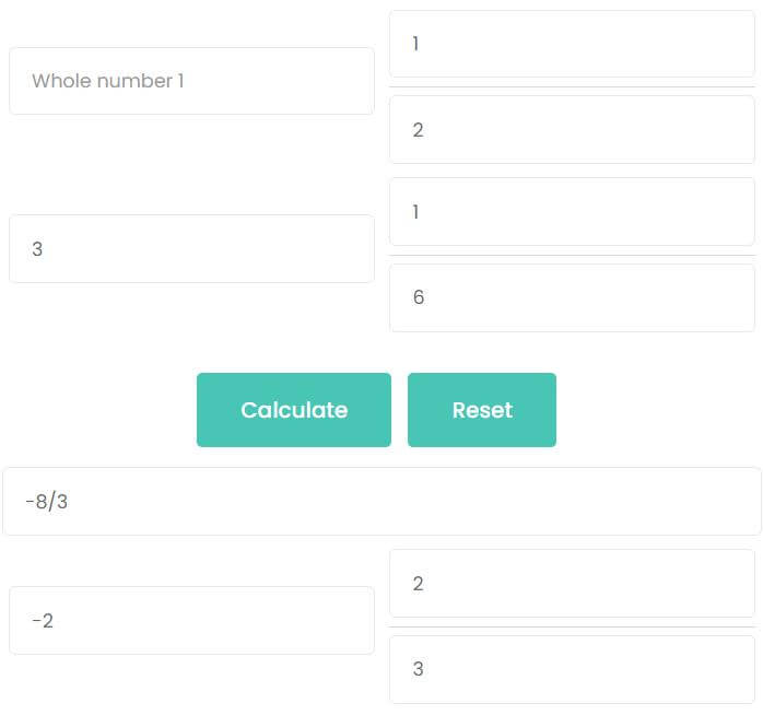 Subtracting mixed fraction with proper fraction