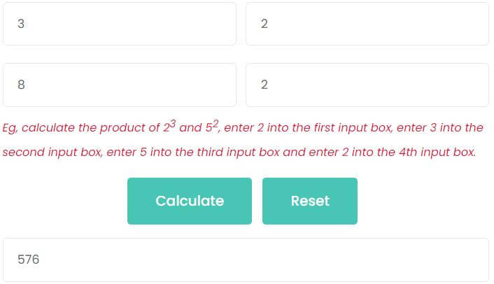 Multiply with different bases