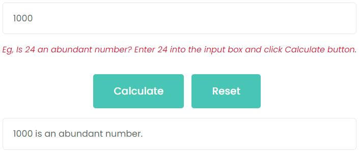 Is 1000 an abundant number