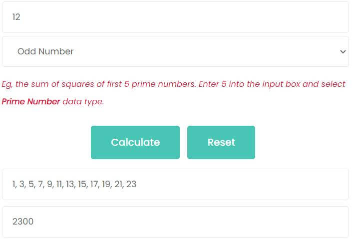calculate the sum of squares of first 12 odd numbers.
