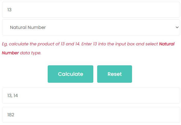 product of consecutive integers 13 and 14