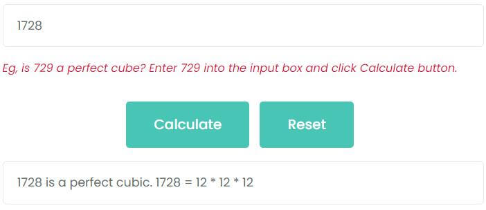 Is 1728 a perfect cube