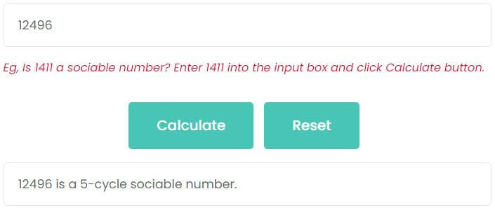 Is 12496 a sociable number?