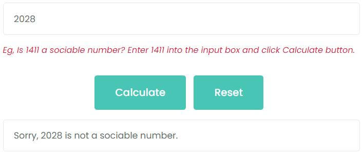 Is 2028 a sociable number?