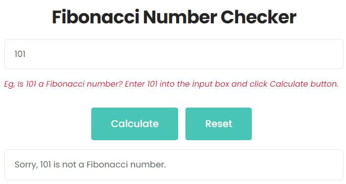 Is 101 a Fibonacci number?