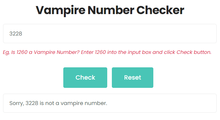Is 3228 a Vampire Number?