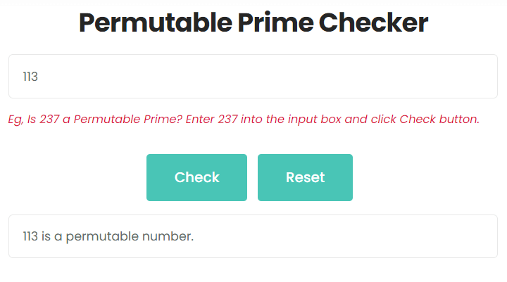 if 113 is a permutable prime